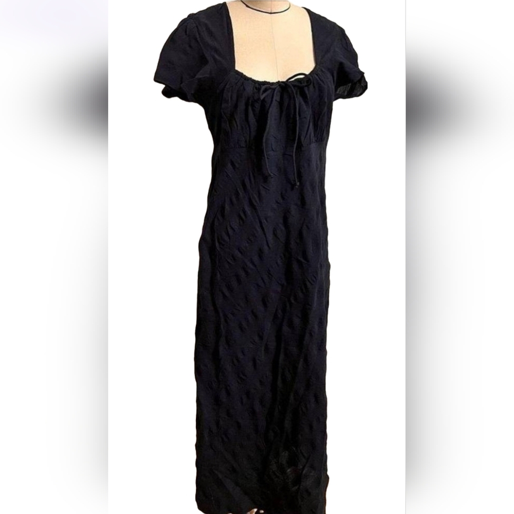 Free People Navy Midi Dress - Picture 4 of 5